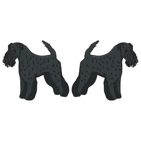Signmission Kerry Blue Terrier Dog Decal, Dog Lover Decor Vinyl Sticker D-18-Kerry Blue Terrier